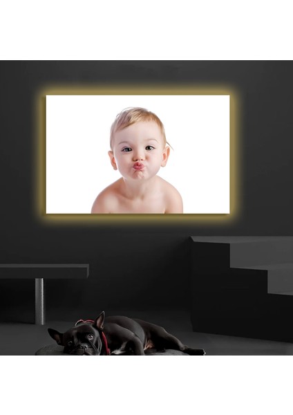 LED Işıklı Kanvas Tablo, 3D Dekoratif Baskılı Tablo Yapay Zeka Destekli Modern Tasarımlar 285