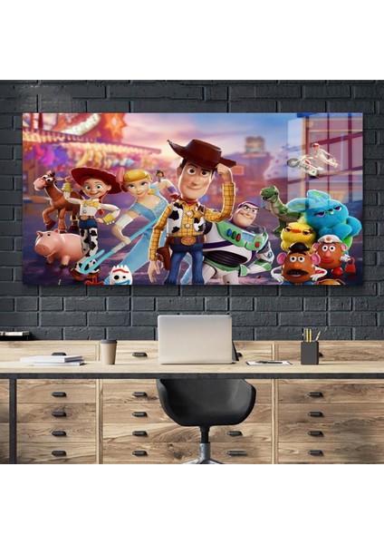 Sanatsal Yapayzeka, Creative Art, 3D Dekoratif Baskı Yatay Cam Tablo 130