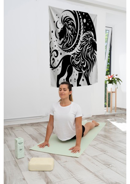 Bohem,yoga, Meditasyon,burçlar ve Mandala Temalı, Duvar Örtüsü 50