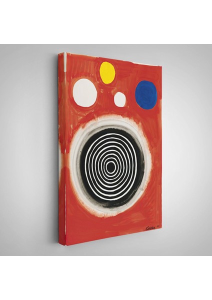 Alexander Calder - Eşmerkezli Bulutsu Tablo - Concentric NEBULA-8103