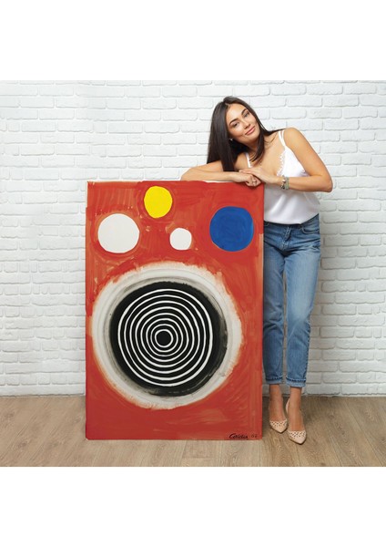 Alexander Calder - Eşmerkezli Bulutsu Tablo - Concentric NEBULA-8103