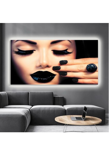 LED Işıklı Kanvas Tablo, 3D Dekoratif Baskılı Tablo Yapay Zeka Destekli Modern Tasarımlar 431