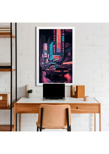 Space, Uzay, Yapay Zeka Mdf Plastik Çerçeveli Dekoratif Tablo 225