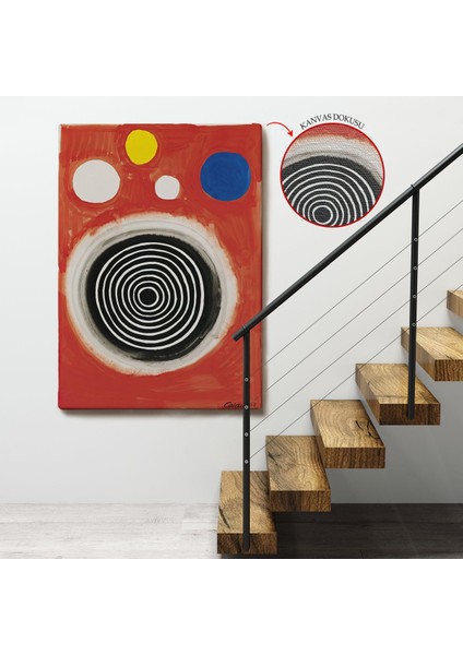 Alexander Calder - Eşmerkezli Bulutsu Tablo - Concentric NEBULA-8103