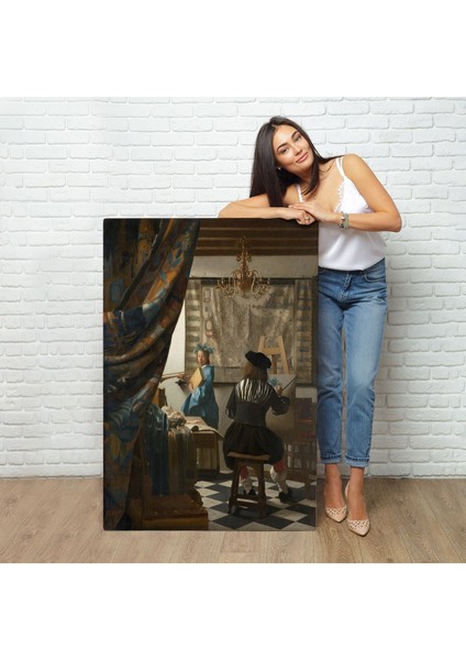 Johannes Vermeer - Resim Çizme TABLOSU-7422 fiyatları