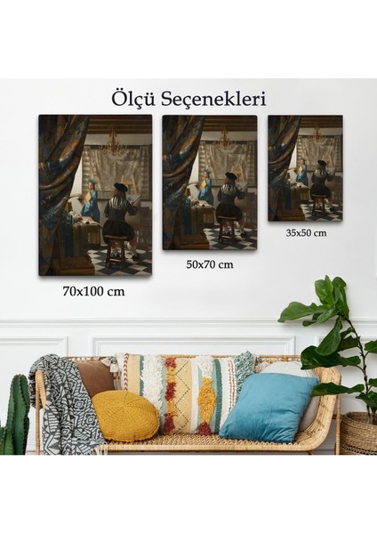 Johannes Vermeer - Resim Çizme TABLOSU-7422 modelleri