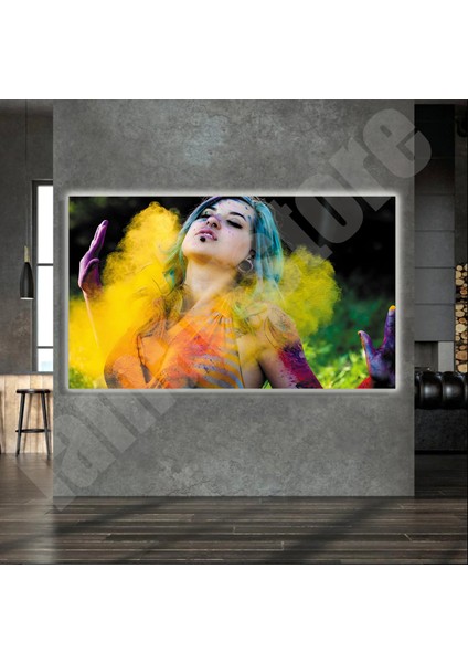 LED Işıklı Kanvas Tablo, 3D Dekoratif Baskılı Tablo Yapay Zeka Destekli Modern Tasarımlar 328