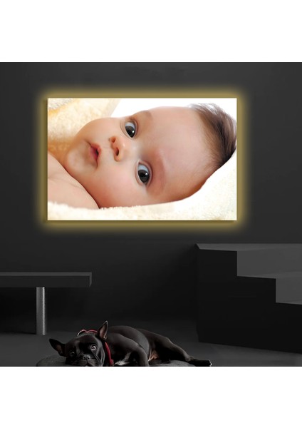 LED Işıklı Kanvas Tablo, 3D Dekoratif Baskılı Tablo Yapay Zeka Destekli Modern Tasarımlar 385
