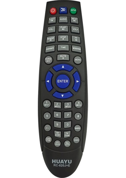 Huayu Kl Unıversal RC-820J+E Projeksiyon Akıllı+ Oto Teyp Unıversal Kumanda (4887)
