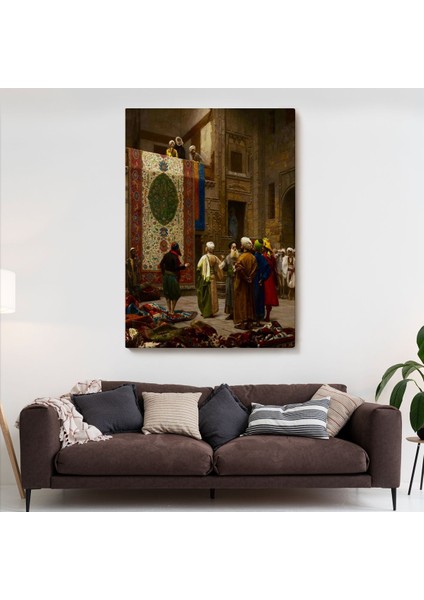 Osman Hamdi Bey'in Halı Tüccarı Isimli Eseri Kanvas TABLO-5123