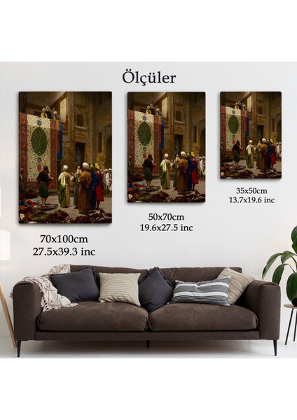 Osman Hamdi Bey'in Halı Tüccarı Isimli Eseri Kanvas TABLO-5123