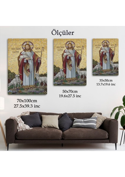 Cennetin ve Sonsuzluğun Yeşil Otlakları Duvar Tablosu, Büyük GREGORY-6113 indirimleri