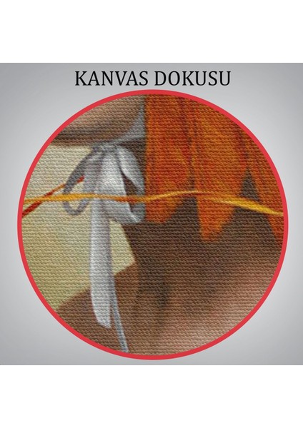 Gerçeküstü Yağlıboya Kadın Kuş Steven Kenny Kanvas TABLO-5225