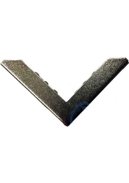 Kitap, Kapak, Menü, Albüm Köşesi, Büyük - 23X40MM, Nikel, 10 Adet
