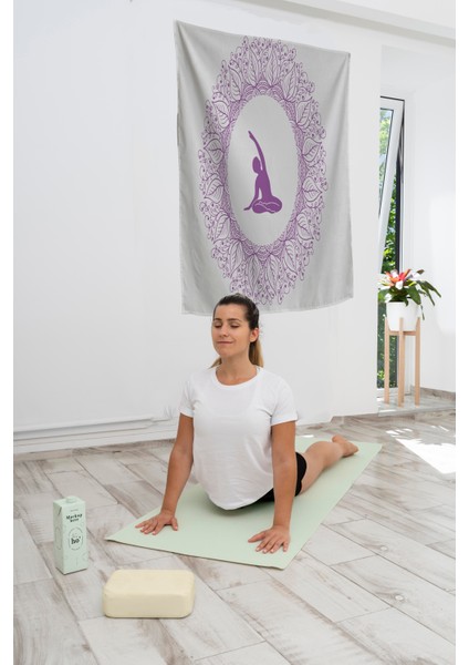 Bohem,yoga, Meditasyon,burçlar ve Mandala Temalı, Duvar Örtüsü 43