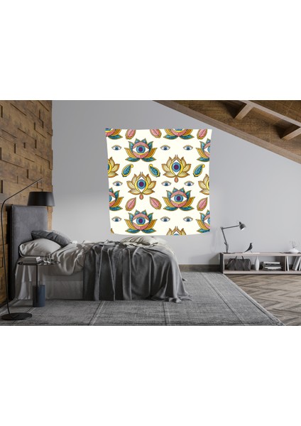 Bohem,yoga, Meditasyon,burçlar ve Mandala Temalı, Duvar Örtüsü 98 fırsatları