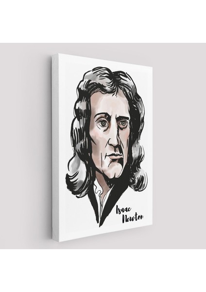 Isaac Newton Dekoratif Kanvas TABLO-5914