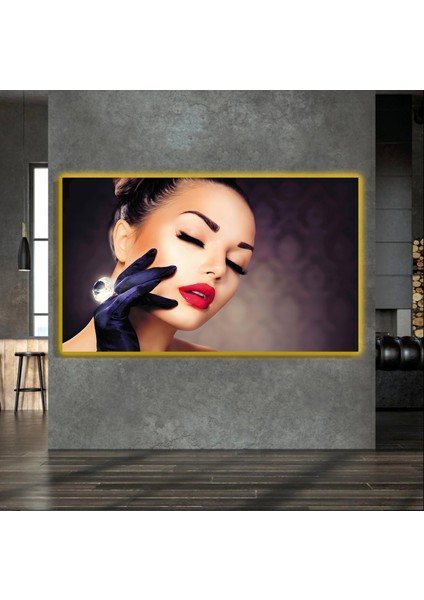 LED Işıklı Kanvas Tablo, 3D Dekoratif Baskılı Tablo Yapay Zeka Destekli Modern Tasarımlar 226