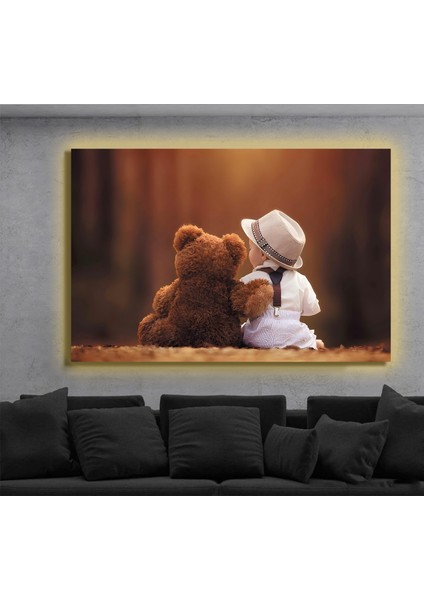 LED Işıklı Kanvas Tablo, 3D Dekoratif Baskılı Tablo Yapay Zeka Destekli Modern Tasarımlar 381