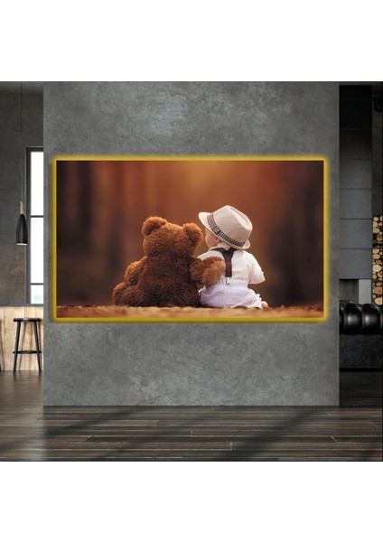 LED Işıklı Kanvas Tablo, 3D Dekoratif Baskılı Tablo Yapay Zeka Destekli Modern Tasarımlar 381