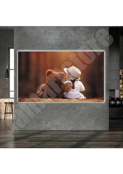 LED Işıklı Kanvas Tablo, 3D Dekoratif Baskılı Tablo Yapay Zeka Destekli Modern Tasarımlar 381