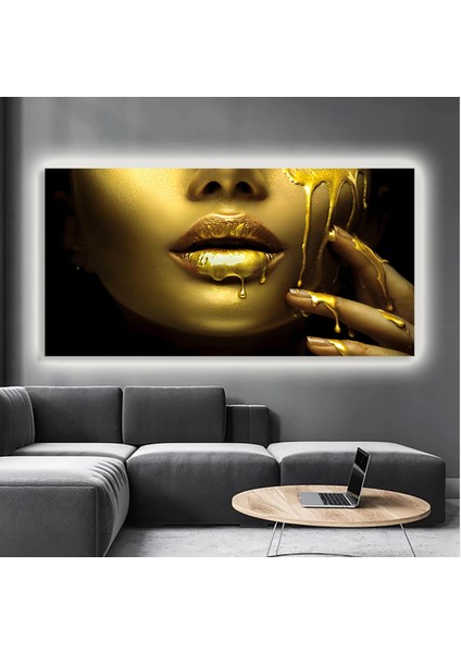 LED Işıklı Kanvas Tablo, 3D Dekoratif Baskılı Tablo Yapay Zeka Destekli Modern Tasarımlar 430