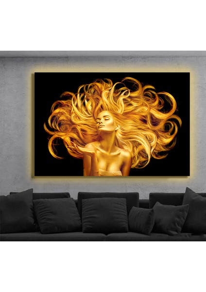 LED Işıklı Kanvas Tablo, 3D Dekoratif Baskılı Tablo Yapay Zeka Destekli Modern Tasarımlar 440