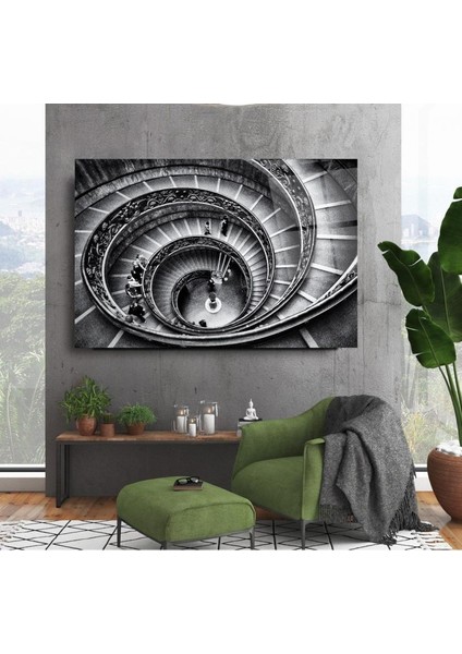 Spiral Merdivenler Cam Tablo | Hediyelik, Dekoratif, Ofis, Mutfak