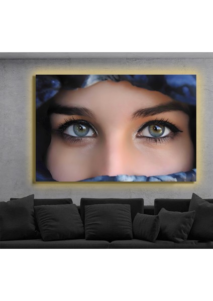 LED Işıklı Kanvas Tablo, 3D Dekoratif Baskılı Tablo Yapay Zeka Destekli Modern Tasarımlar 345