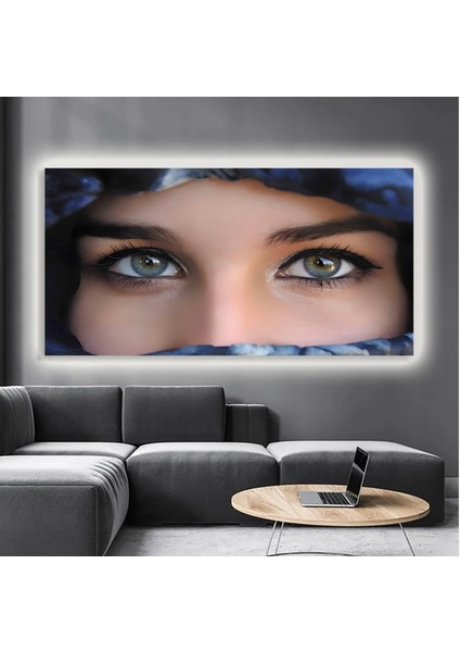 LED Işıklı Kanvas Tablo, 3D Dekoratif Baskılı Tablo Yapay Zeka Destekli Modern Tasarımlar 345