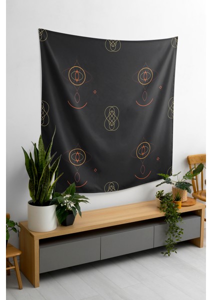 Bohem,yoga, Meditasyon,burçlar ve Mandala Temalı, Duvar Örtüsü 32