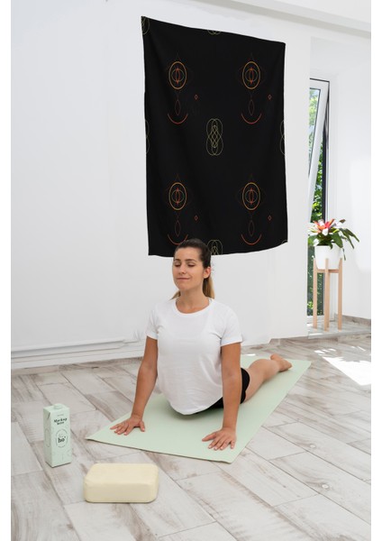 Bohem,yoga, Meditasyon,burçlar ve Mandala Temalı, Duvar Örtüsü 32