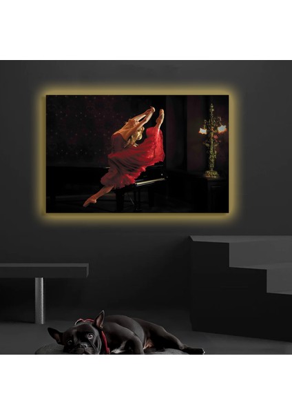 LED Işıklı Kanvas Tablo, 3D Dekoratif Baskılı Tablo Yapay Zeka Destekli Modern Tasarımlar 493