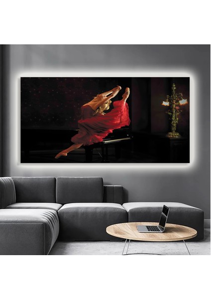 LED Işıklı Kanvas Tablo, 3D Dekoratif Baskılı Tablo Yapay Zeka Destekli Modern Tasarımlar 493