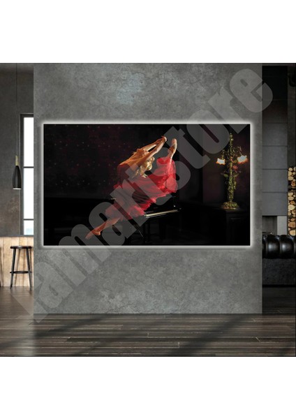 LED Işıklı Kanvas Tablo, 3D Dekoratif Baskılı Tablo Yapay Zeka Destekli Modern Tasarımlar 493