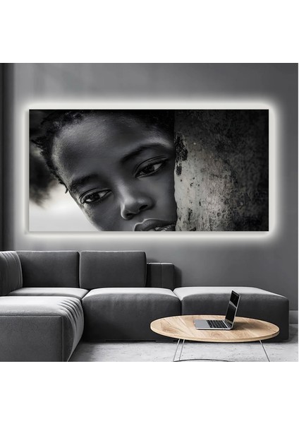 LED Işıklı Kanvas Tablo, 3D Dekoratif Baskılı Tablo Yapay Zeka Destekli Modern Tasarımlar 296