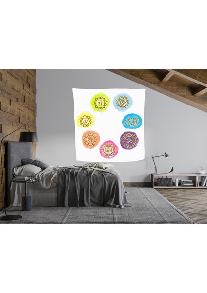 Bohem,yoga, Meditasyon,burçlar ve Mandala Temalı, Duvar Örtüsü 91 fırsatları