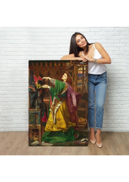 Frederick Sandys'in 1864 Tarihli Bir Cadı TABLOSU-7304 fiyatları