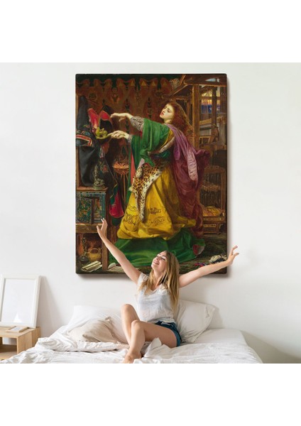 Frederick Sandys'in 1864 Tarihli Bir Cadı TABLOSU-7304 indirimleri
