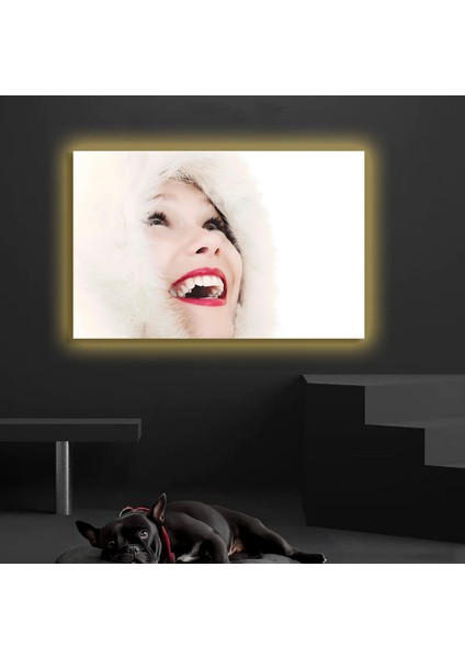 LED Işıklı Kanvas Tablo, 3D Dekoratif Baskılı Tablo Yapay Zeka Destekli Modern Tasarımlar 320