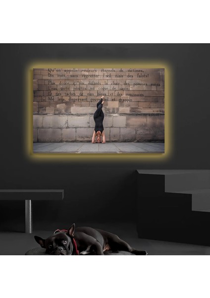 LED Işıklı Kanvas Tablo, 3D Dekoratif Baskılı Tablo Yapay Zeka Destekli Modern Tasarımlar 496