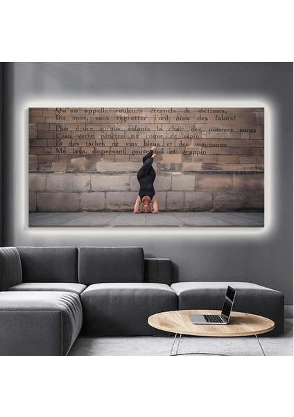 LED Işıklı Kanvas Tablo, 3D Dekoratif Baskılı Tablo Yapay Zeka Destekli Modern Tasarımlar 496
