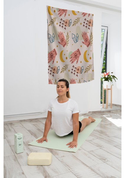 Bohem,yoga, Meditasyon,burçlar ve Mandala Temalı, Duvar Örtüsü 101 fiyatları