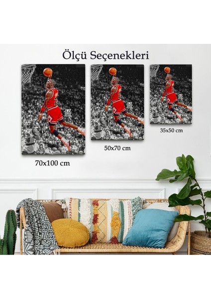 Michael Jordan Smaç TABLOSU-7736
