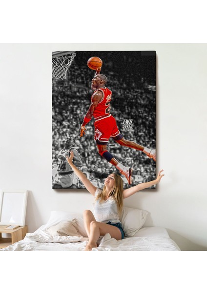 Michael Jordan Smaç TABLOSU-7736