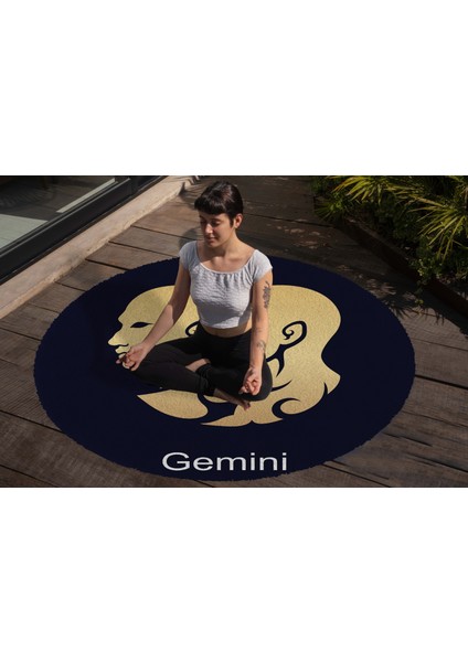 Yoga, Meditasyon,burçlar ve Mandala Temalı, Meditasyon Halısı 19