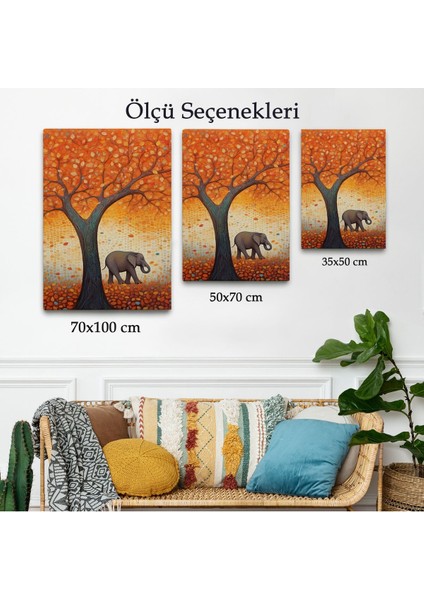 Portakal Ağacı ve Altındaki Fil TABLO-7513