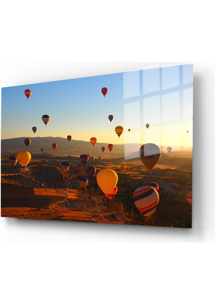 Doğa, Manzara 3D Dekoratif Baskı Yatay Cam Tablo 01