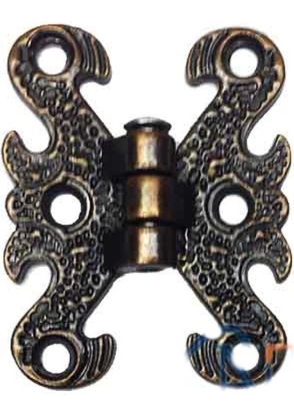 Zamak Kelebek Menteşe - Küçük, 30X40MM, Oksit, 1 Adet