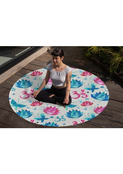 Yoga, Meditasyon,burçlar ve Mandala Temalı, Meditasyon Halısı 61